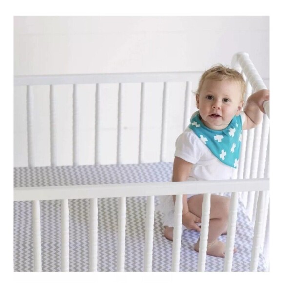 2 pack Universal Fit Crib Sheets - 100% Natural Soft Jersey Knit Cotton - Picture 2 of 6